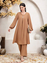Classic Beige Straight-Cut Kurta